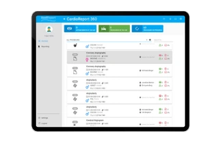 medireport scheduling screen